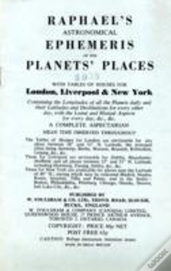 Capa do artigo Raphael'S Astronomical Ephemeris