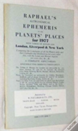 Capa do artigo Raphael'S Astronomical Ephemeris