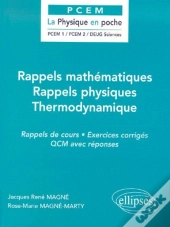 Rappels Mathematiques / Rappels Physiques / Thermodynamique