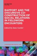 Rapport And The Discursive Co-Construction Of Social Relations In Fieldwork Encounters