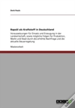 Capa do artigo Rapsol Als Kraftstoff In Deutschland