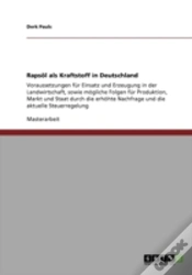 Capa do artigo Rapsol Als Kraftstoff In Deutschland