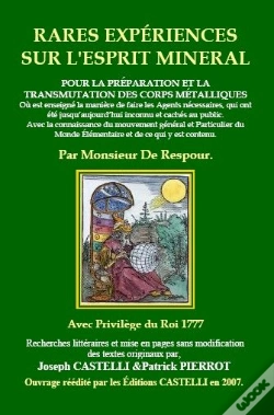 Capa do artigo Rares Experiences Sur L'Esprit Mineral