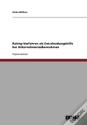 Capa do artigo Rating-Verfahren Als Entscheidungshilfe Bei Unternehmensubernahmen