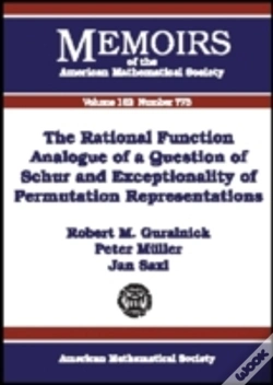 Capa do artigo Rational Function Analogue Of A Question Of Schur And Exceptionality Of Permutation Representations