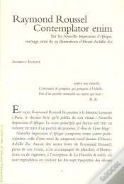 Capa do artigo Raymond Roussel : Contemplator Enim