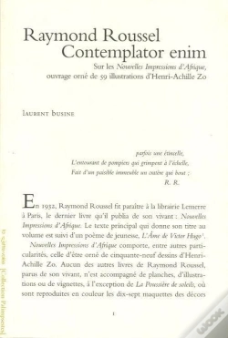 Capa do artigo Raymond Roussel : Contemplator Enim