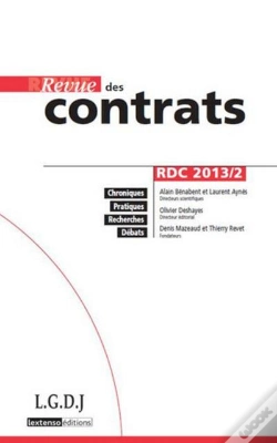 Capa do artigo Rdc - Revue Des Contrats N 2-2013