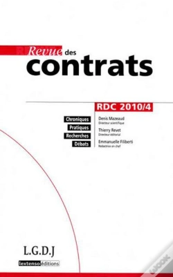 Capa do artigo Rdc. Revue Des Contrats N 4. 2010
