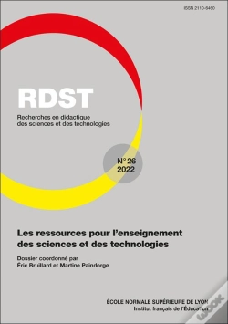 Capa do artigo Rdst, N 26/2022. Les Ressources Pour L'Enseignement Des Sciences Et D Es Technologies
