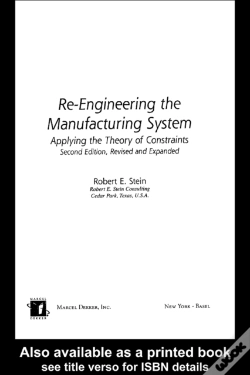 Capa do artigo Re-Engineering The Manufacturing System