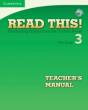 Read This! Level 3 Teacher'S Manual With Audio Cd - Preview