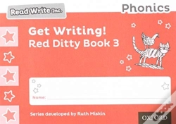 Capa do artigo Read Write Inc. Phonics: Get Writing! Red Ditty Book 3 Pack Of 10