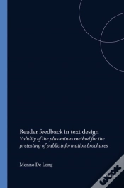 Capa do artigo Reader Feedback In Text Design