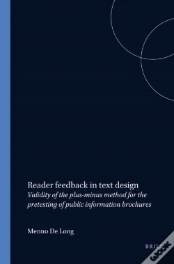 Capa do artigo Reader Feedback In Text Design