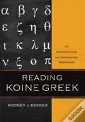 Capa do artigo Reading Koine Greek Â€“ An Introduction And Integrated Workbook