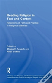 Capa do artigo Reading Religion In Text And Context