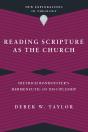 Reading Scripture As The Church - Preview