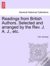 Capa do artigo Readings From British Authors. Selected