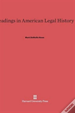Capa do artigo Readings In American Legal History