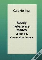 Capa do artigo Ready Reference Tables Volume 1. Conversion Factors