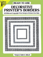 Ready-To-Use Decorative Printer'S Borders - Preview
