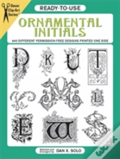 Ready-To-Use Ornamental Initials