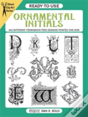Ready-To-Use Ornamental Initials