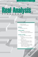 Real Analysis Exchange 44, No. 1