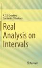 Real Analysis On Intervals - Preview