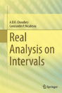 Real Analysis On Intervals - Preview