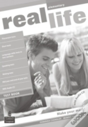 Capa do artigo Real Life Global Elementary Test Book And Test Audio Cd Pack