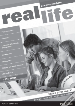 Capa do artigo Real Life Global Pre-Intermediate Test Book & Test Audio Cd Pack