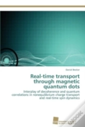 Real-Time Transport Through Magnetic Quantum Dots