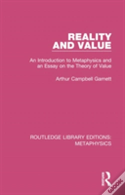 Capa do artigo Reality And Value