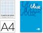 Glued refill for 5mm grid paper, blue, A4 natural, 100 sheets, 100 g/m2 - Preview