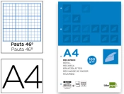 Capa do artigo Recarga de Folhas LIDERPAPEL Pautado (A4 - 100 Folhas)m2 46 4 furos