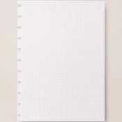 Capa do artigo Recarga de folhas quadriculadas A5 para Caderno Inteligente 50 folhas