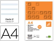 Capa do artigo Recarga de Papel Pautado Liderpapel. Din. A4. 100 Folhas