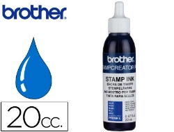 Capa do artigo Recarga de tinta brother pr-ink-e cor azul para carimbos automaticos 20 cc