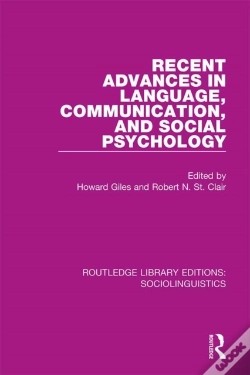 Capa do artigo Recent Advances In Language, Communication, And Social Psychology
