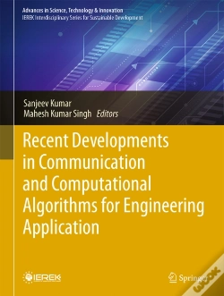 Capa do artigo Recent Developments In Communication And Computational Algorithms For Engineering Application