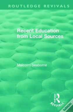 Capa do artigo Recent Education From Local Sources