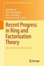 Recent Progress In Ring And Factorization Theory - Preview