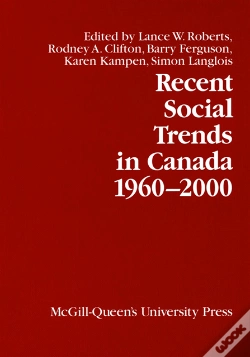Capa do artigo Recent Social Trends In Canada, 1960-2000