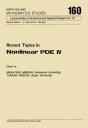 Recent Topics In Nonlinear Pde Iv - Preview
