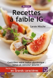 Capa do artigo Recettes A Faible Indice Glycemique (Grands Caracteres)