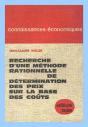 Recherche D'Une Méthode Rationnelle De Détermination Des Prix Sur La Base Des Coûts - Preview
