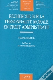 Recherche Sur La Personnalité Morale En Droit Administratif