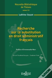 Capa do artigo Recherche Sur La Substitution En Droit Administratif Français